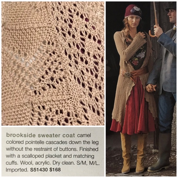 2005 Anthro “Brookside Sweater Coat” by E. Gillett - Picture 16 of 16